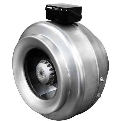 Канальные вентиляторы круглые  ВКК в стальном оцинкованном корпусе